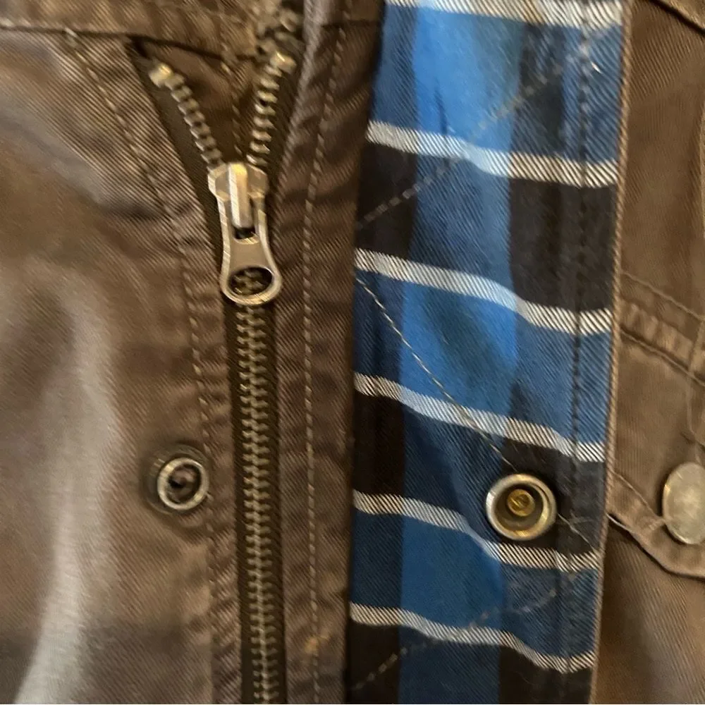 Old Navy coat jacket zip up and snap size Large 10-12